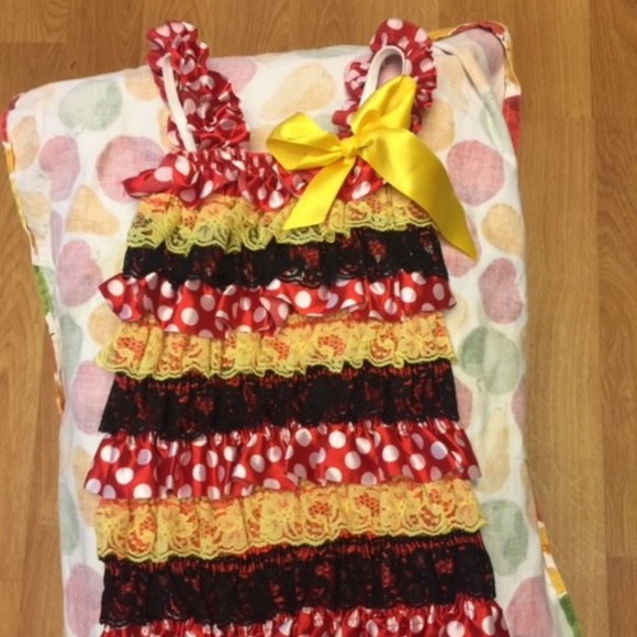 Handmade Etsy Ruffled Onesie 24 month old - Picture 6 of 8